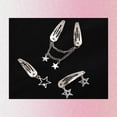 thumbnail image 7 of Unique Bargains 10 Pcs Stars Hair Clips Alloy Hair Stars Barrettes 8 Shapes Y2K Hair Accessories for Women Silver Tone, 7 of 7