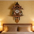 thumbnail image 5 of Antique Wooden Cuckoo Clock Traditional Northwest European Auto Swing Pendulum Home Decor Hanging Cuckoo Clock, 5 of 10