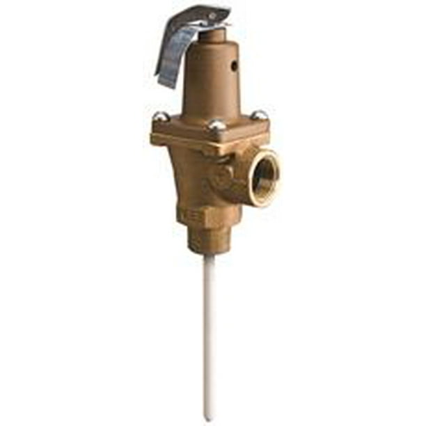 Watts Temperature And Pressure Relief Valve, 40Xl5, Psi 150, 3/4 In