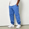 thumbnail image 6 of Mens Active Athletic Casual Jogger Running Sweatpants Wide Leg Elastic Waist Drawstring Athletic Loose Jogger Workout Sweat Pants, 6 of 7