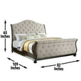 thumbnail image 4 of Steve Silver Rhapsody Multi-step Molasses King Wood 5-Piece Sleigh Bedroom Set, 4 of 12