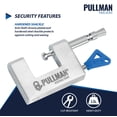 thumbnail image 3 of Candado PULLMAN, resistente, con llaves iguales, 80 mm, alta seguridad (paquete de 2), 3 of 5