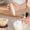 thumbnail image 6 of Gosuguu Milk Frother, Hand Mixer, Handheld Electric Whisk for Coffee, Stainless Steel, Compact for Kitchen, Baking, and Beverage Prep, 6 of 6