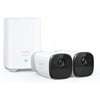 Open Box eufy Security eufyCam 2 Wireless Security Camera System 2 Cam Kit T88411D1 White