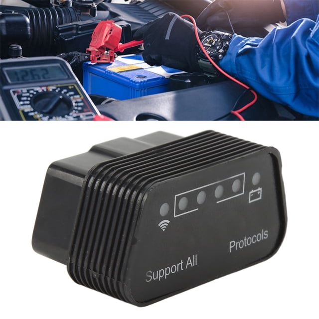 Escáner OBD2 Wifi, Lector De Código De Falla OBDII 9v-16v Pantalla Estado Del De Combustible Estado Del De Combustible Para Automóvil