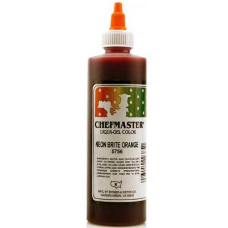 Chefmaster Liqua-Gel Food Colour - Neon Orange, 10.5 oz | Walmart Canada