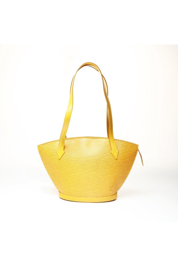 Pre-Owned Louis Vuitton 1997 Epi Saint-Jacques Shopping Shoulder Bag, Yellow, WS27503