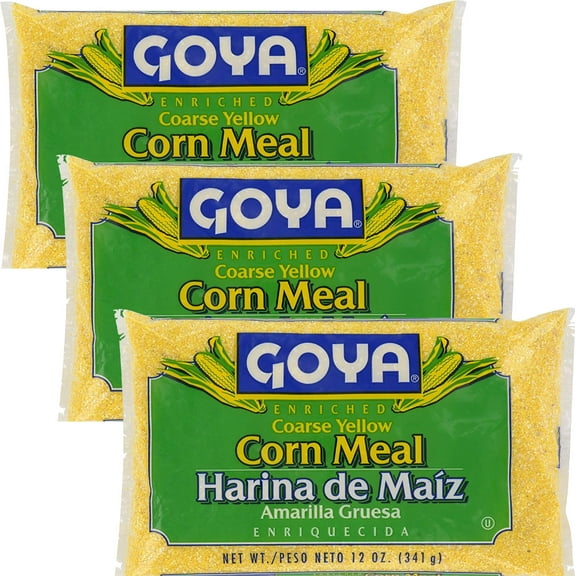 Goya - Coarse Yellow Corn Meal, 12 Oz - (Pack of 3)