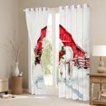 thumbnail image 3 of Feelyou Cartoon Xams Horse Black Out Curtains for Teens, Winter Christmas Festival Curtains Pack of 2 (42x63 Each), Farmhouse Bedroom Curtains, Window Curtains Decor, 3 of 6