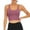 Purple, variant on LELINTA Women's Medium Support Cross Back Wirefree Removable Cups Yoga Sport Bra