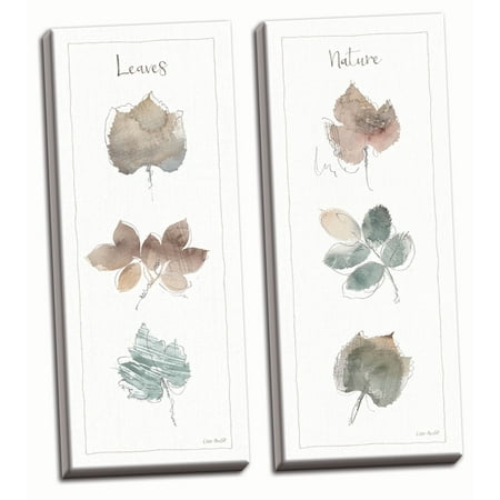 Woodland Home Decor Gango Home Decor Shabby-Chic A Woodland Walk XVI & XVII by Lisa Audit (Ready to Hang); Two 12x36in Hand-Stretched Canvases ()