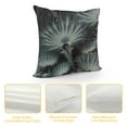 thumbnail image 4 of JEUXUS  Leaf Throw Pillow Cover Beige Small Large Ginkgo Leaves Fossil Maidenhair Tree Rectangle Pillow Cases Home Decorative Cushion Cover for Bed Sofa Beige Brown, 4 of 5