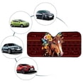 thumbnail image 6 of FORUDESIGNS Horse Amercian Tribal Print Car Windshield Sun Shade Thicken Car Sun Visor Protector Automotive Glass Sunshade Heat UV Protection Visor Accessories Keep Vehicle Cooler, 6 of 7