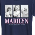 thumbnail image 3 of Marilyn Monroe - Life's a Beautiful Thing - Women's Short Sleeve Graphic T-Shirt, 3 of 5