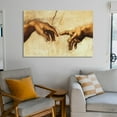 thumbnail image 6 of Creation of Adam Hand of God Religion Canvas Art Poster And Wall Art Picture Print Modern Family Bedroom Decor Posters,Unframe-style,28×41inch (70×105cm), 6 of 8