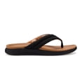 thumbnail image 3 of COBIAN Adult Female Darby Flip Flop Sandals, Color: Black, Size: 09 (DAR24-001-09), 3 of 6