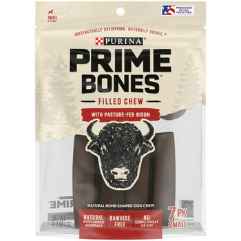 Purina Prime s Bison Natural Chews for Dogs, 11.2 oz Pouch