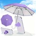 thumbnail image 5 of Purple Suction Cup Phone Sun Shade Umbrella, UV Block & Anti-Glare Waterproof Cover, Adjustable Angle Phone Shield for Outdoor Live Streaming, Selfies & Video Calls, 5 of 6