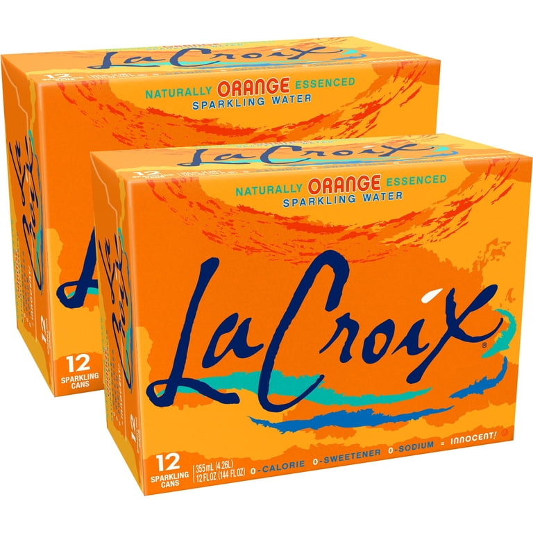 LaCroix Orange Sparkling Water, 12 oz Cans, 24 Pack photo 1