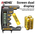 thumbnail image 6 of ANENG BT173 Battery Tester, Universal Checker for AA AAA 9V 12V 23A Button & 18650 Lithium Batteries, Dual Display Power-Free Detector, 6 of 11