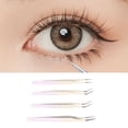 thumbnail image 4 of Lash Tweezers, Eyelash Extensions  Set 4PCS Eyelash Tweezers Set Stainless Steel False Eyelash Extension Tweezers Multifunctional Eyelashes Applicator Tools for Home Salon, 4 of 8