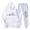 White, variant on Dezsed Two Piece Outfits Women Solid Color Hooded Sweatshirt and Jogger Pant Tracksuit Sport Suit Casual Tracksuit Running Sportswear Beige XXXL