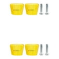thumbnail image 2 of Wweixi 2x Inline Skates Roller Brakes Block Non-Slip Safety Stopper Yellow 34x36x45.5mm 2Set, 2 of 6