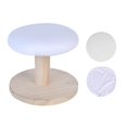 thumbnail image 1 of Taburete de planchado redondo, tabla de planchar, mini plancha para el hogar, funda acolchada, tabla de almohada Blanco, 1 of 9