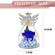 thumbnail image 2 of Rosa de cristal con forma de ángel eterno, regalo navideño, decoración de rosas para amigos y familiares, regalos de cumpleaños, 2 of 5