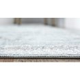 thumbnail image 3 of Unique Loom 3127120 2 ft. 7 in. x 10 ft. Paris Willow Runner Rug, Light Blue, 3 of 5