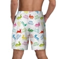 thumbnail image 4 of Balery Happy Easter Rabbit Mens Swim Trunks Swim Shorts for Men Quick Dry Inseam Beach Shorts with Compression Liner Pocket-Large, 4 of 9