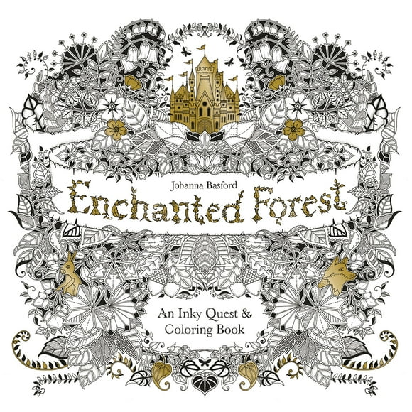 Chronicle Books Forêt Enchantée: une Quête d'Encre & Livre de Coloriage par Johanna Basford
