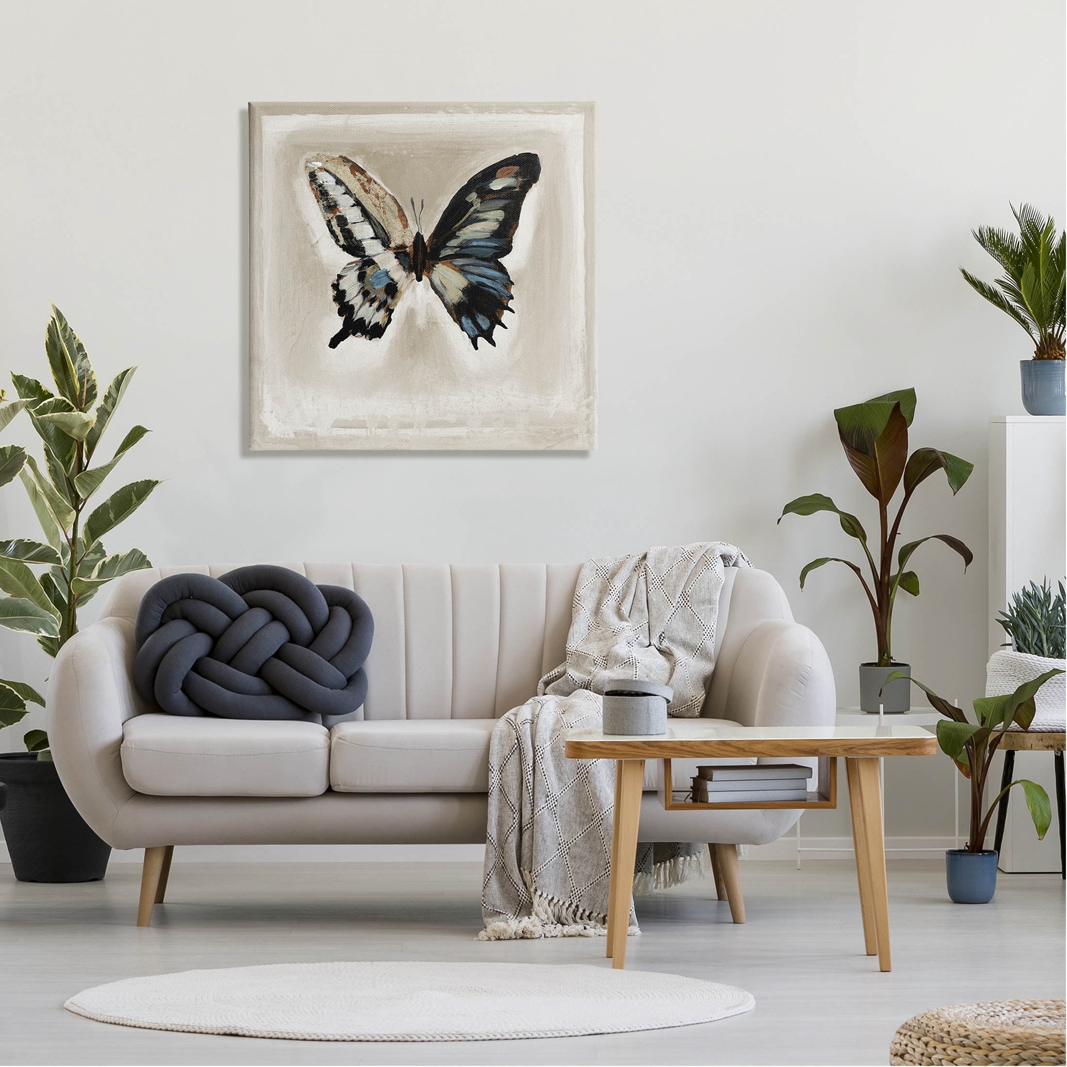 Stupell Industries Bold Butterfly Insect Painting Gallery Wrapped Canvas Print Wall Art, Design by Stacy D'Aguiar