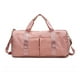 thumbnail image 3 of Qarigey Bolsa de gimnasio de gran capacidad, bolsa de almacenamiento de Fitness, bolsa de equipaje de viaje impermeable portátil, accesorios de soporte Envolturas para manijas de equipaje Rosa, 3 of 6