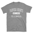 thumbnail image 1 of Fairview Heights Illinois Classic Established Men's Cotton T-Shirt, 1 of 1