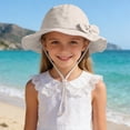 thumbnail image 2 of Ccpelsie Little/Big Kids Sun Hat Beach Bucket Hat for 2-13 Years Boys & Girls Wide Brim Fisherman Hat for Children Outdoor Khaki,2-5 Years, 2 of 6