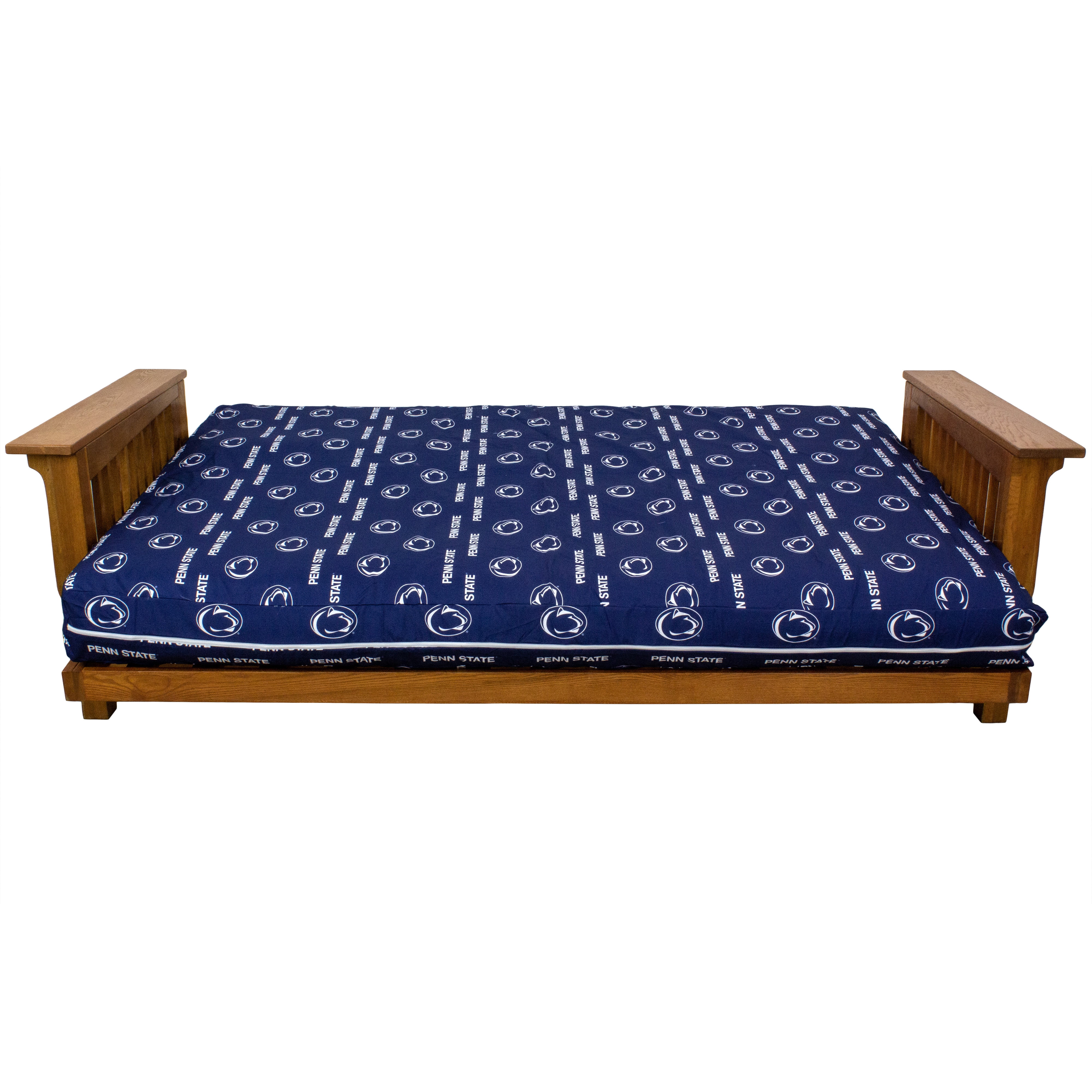Penn State Nittany Lions Futon Cover - Full size fits 6 and 8 inch mats