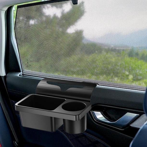 Portavasos Colgante para Puertas Y Ventanas de Coche con Compartimento de Almacenamiento para El Interior Del Camión, para Enganchar en Portavasos Par