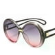 thumbnail image 3 of Big Round Sunglasses Brown Gradient Vintage Style Fashionable Highly Rated High-quality Must-have Brown Gradient Sunglasses, 3 of 5