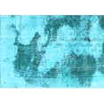 thumbnail image 1 of Ahgly Company Indoor Rectangle Abstract Light Blue Modern Area Rugs, 8' x 10', 1 of 4