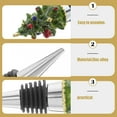 thumbnail image 6 of UEETEK Zinc Alloy Christmas Tree Wine Bottle Stopper Assorted Colors for Wine Accessories, 6 of 8