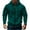 Army Green, variant on Domuza Mens Zip Up Hoodie Trendy Casual Long Sleeve Drawstring Hooded Sweatshirt Fall Winter Thermal Baggy Solid Jacket with Pockets Army Green L