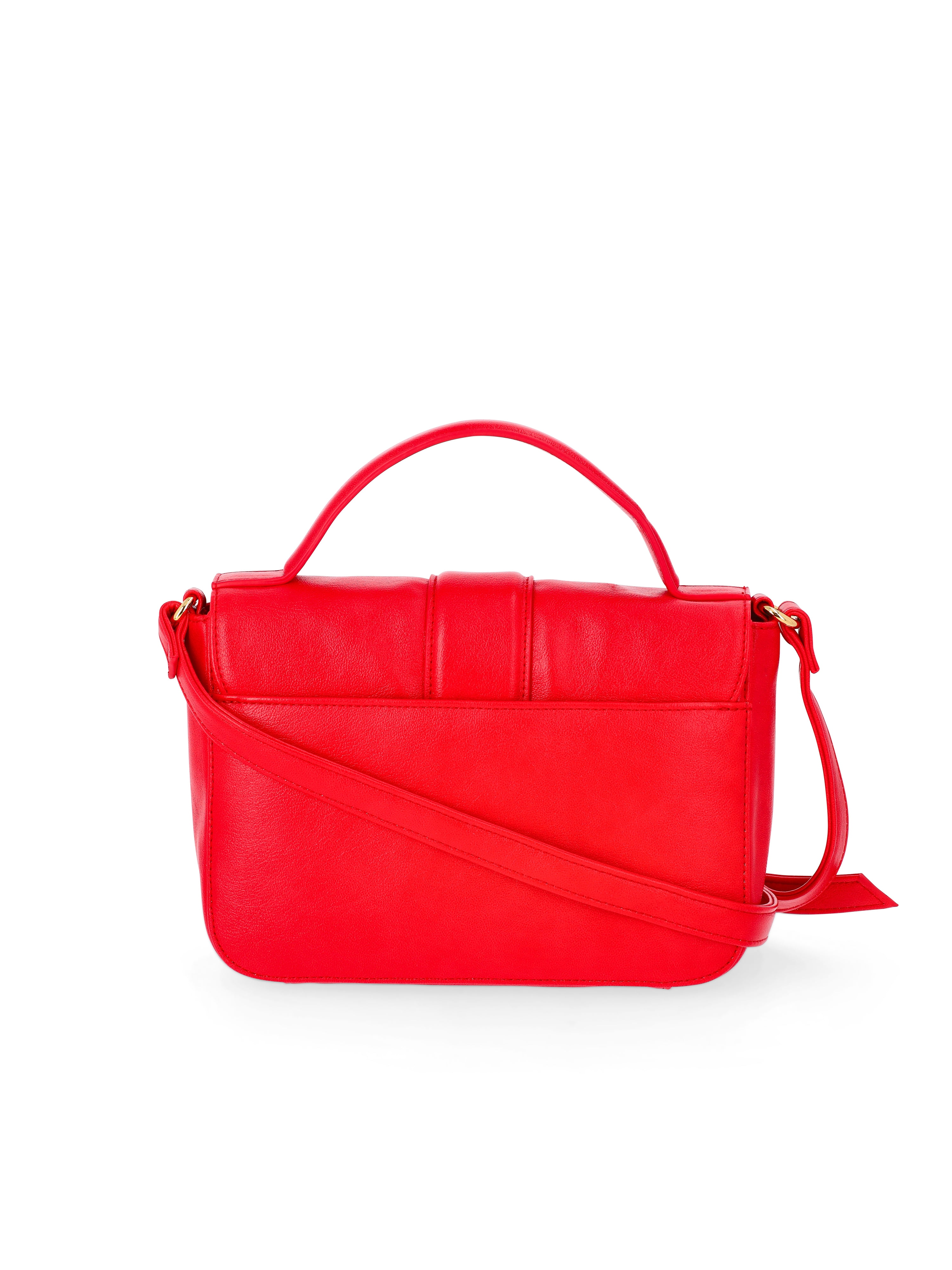 Time and Tru Women's Vida Crossbody, True Red