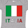 thumbnail image 4 of Inktastic Italy Flag & Italia Black Border Boys or Girls Baby Bodysuit, 4 of 5