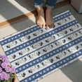 thumbnail image 4 of Blue Chicken Stripe Pattern Door Rugs,Washable Non Slip Door Mats Indoor,Decorative Door Mats,Entry Mat Indoor for Entrance,Bedroom,Kitchen,Bathroom,20"x32", 4 of 6