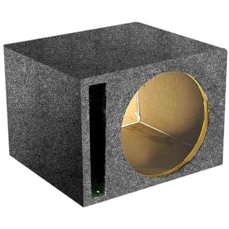 Vented Woofer - 10 in. Dual Vented Slot Ported Empty Woofer Box