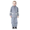 thumbnail image 3 of Daznico Children Outdoor Raincoat Rain Pants Suit Solid Color Hoodie Tops Pants 2PCS Outfits Clothes Set,4-5 Years, 3 of 5