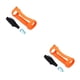 thumbnail image 4 of Billuyoard Estuche para altavoz Funda de silicona con correa Mosquetón Inalámbrico compatible con Bluetooth Bolsa de almacenamiento para altavoz Naranja 2piezas, 4 of 6