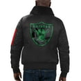 thumbnail image 5 of Men's Starter x Ty Mopkins Black Las Vegas Raiders Black History Month Satin Full-Zip Jacket, 5 of 6