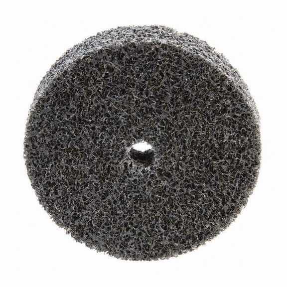 Scotch-Brite Unitized Wheel, 2 in Dia, 1/2 in W, 1/4 in Arbor Hole 7000000721